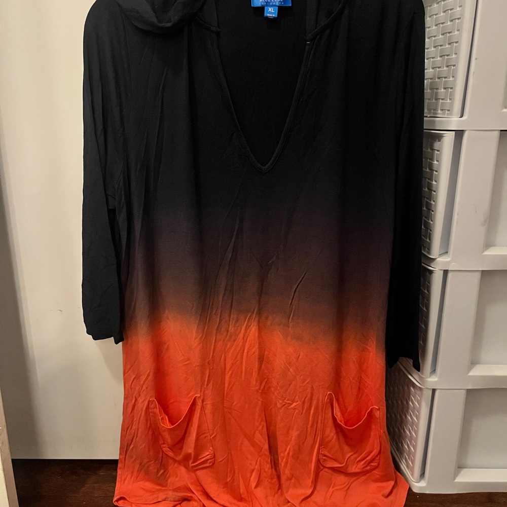 rip curl Beachwear Ombre Tunic Top XL - Picture 6 of 9